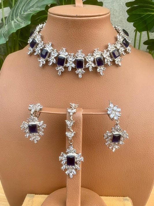 Silver necklace sets