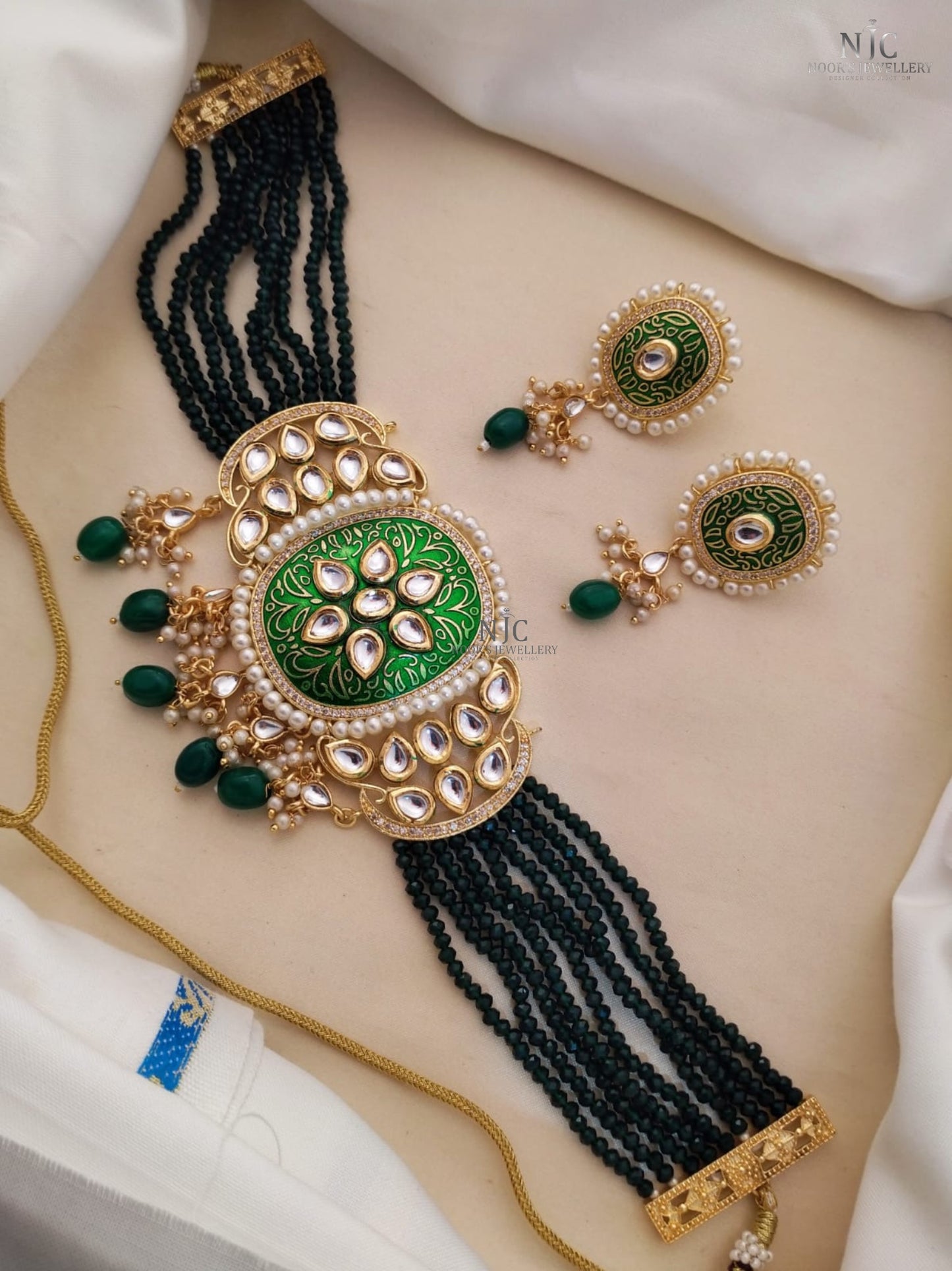 Kundan MeenaKari Choker Sets