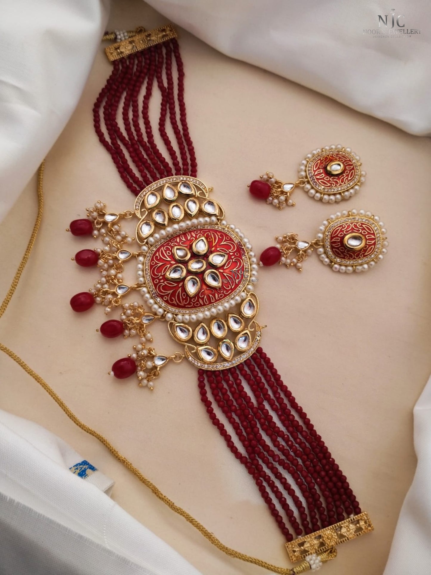 Kundan MeenaKari Choker Sets