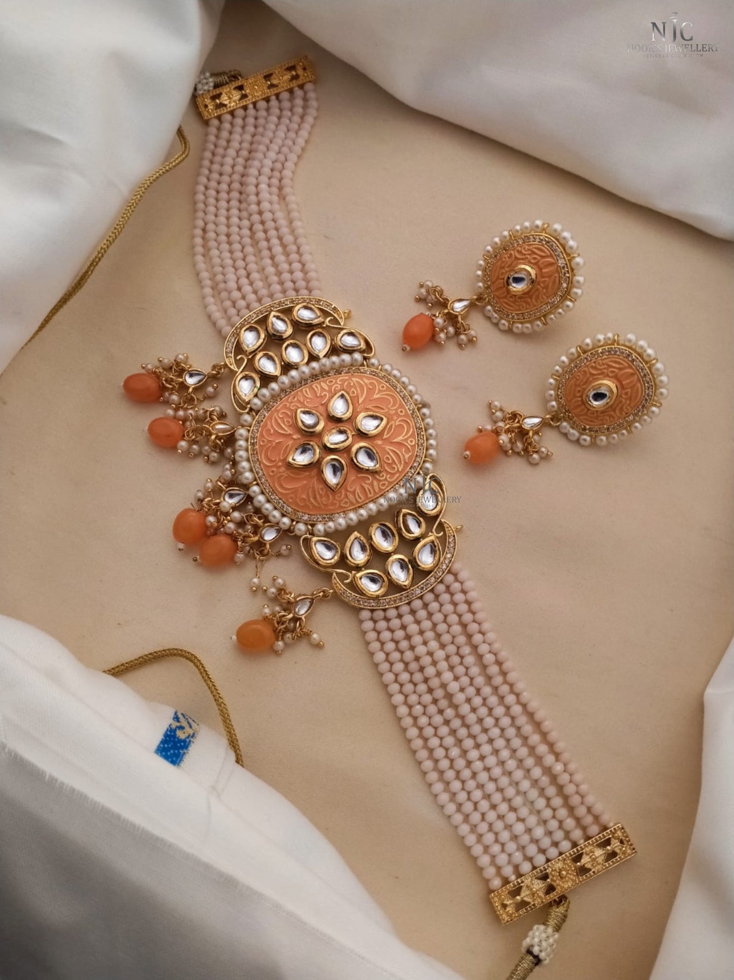 Kundan MeenaKari Choker Sets