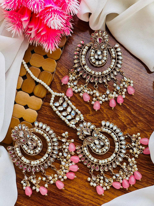 Earrings Bala Tikka Set