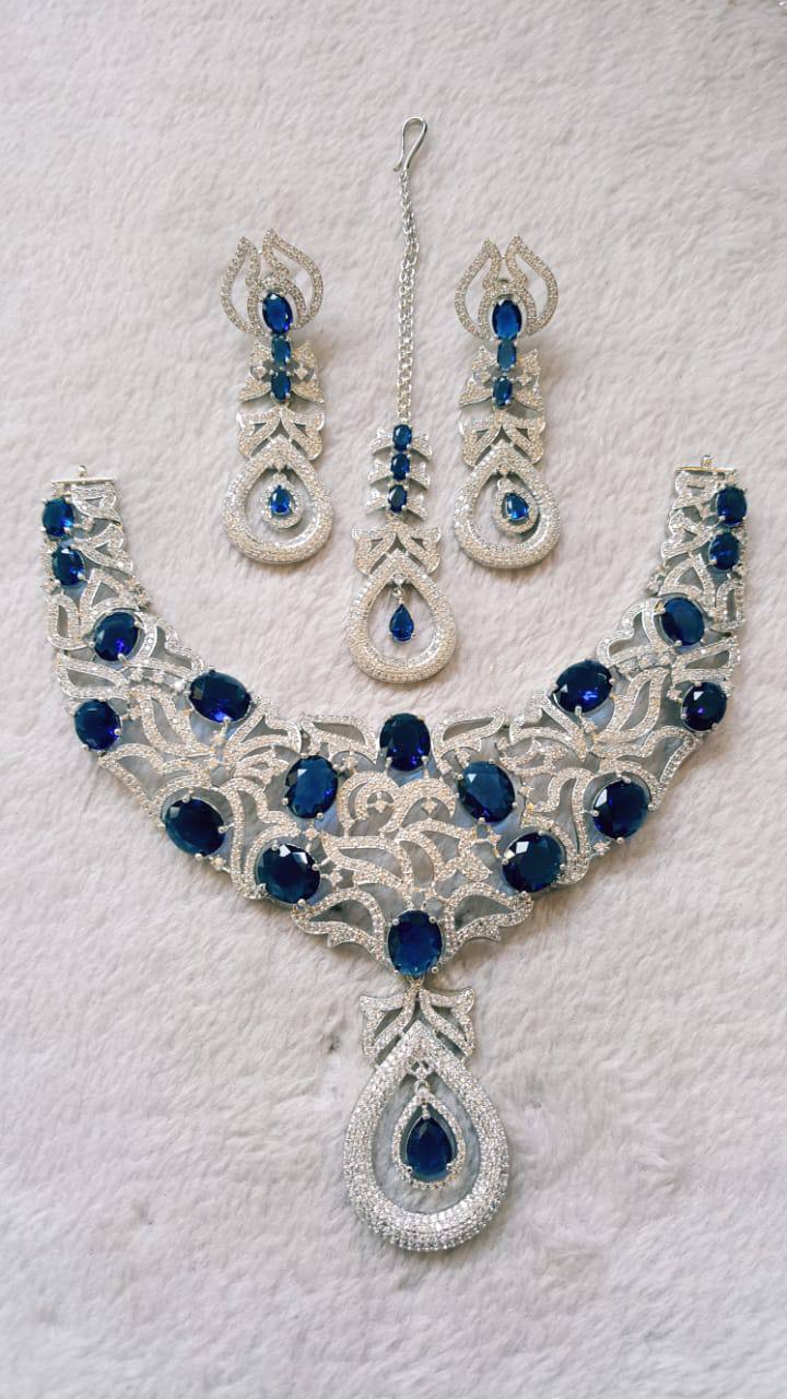 American Diamond Necklace Set