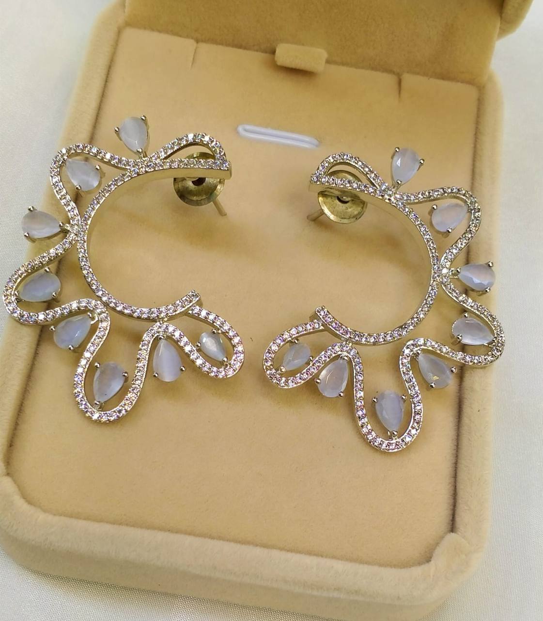 American Diamond Zircon Earrings