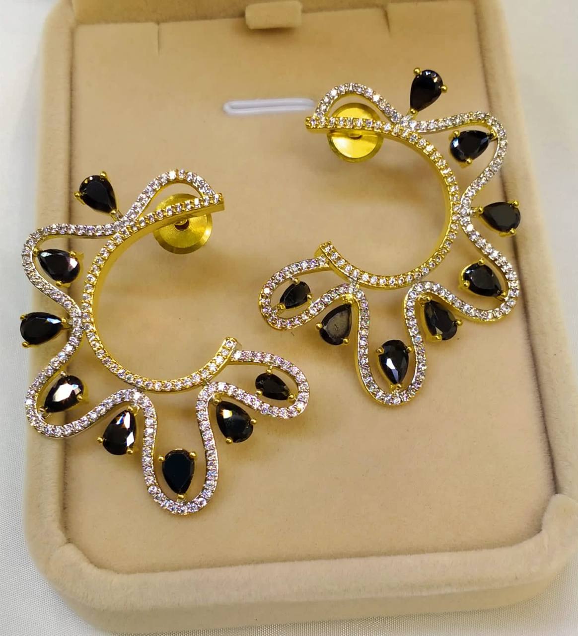 American Diamond Zircon Earrings