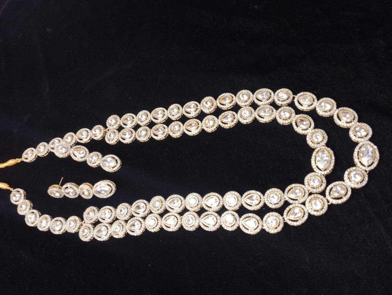 Zircon Mala Set 24 Inches Long