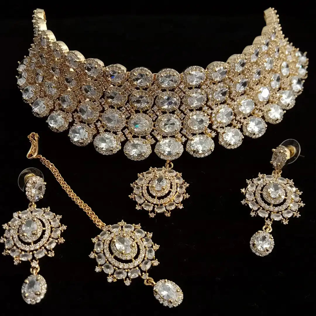 artificial jewellery brands in pakistan NJC-011 golden