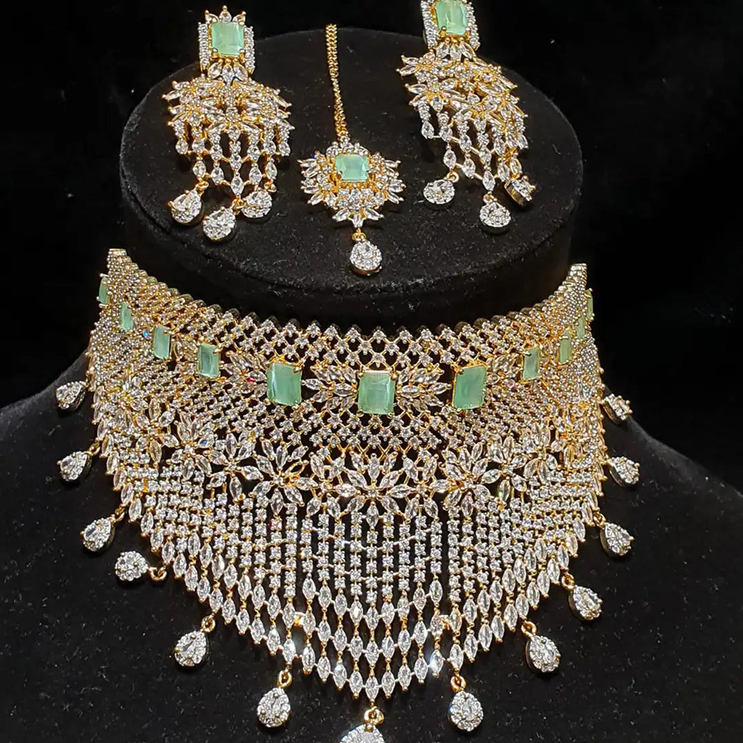 artificial jewellery in pakistan NJC-010 golden