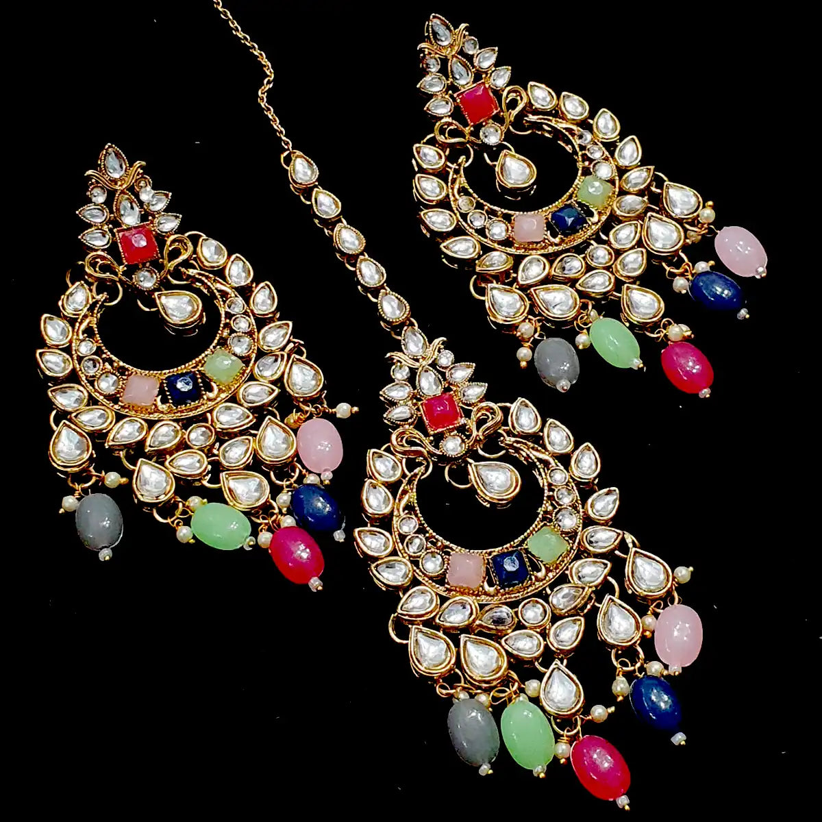 balas earrings price in Pakistan njc-005 multi color
