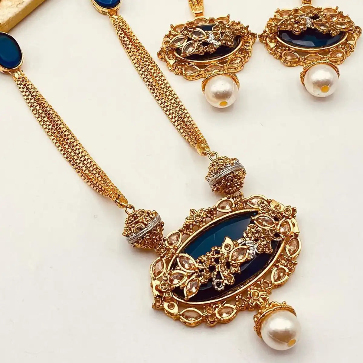 best designer jewellery in Pakistan njc-008 blue
