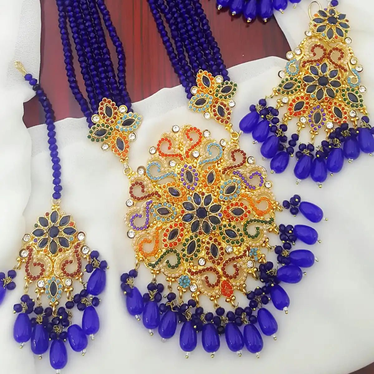 designer jewellery online pakistan njc-004 purple