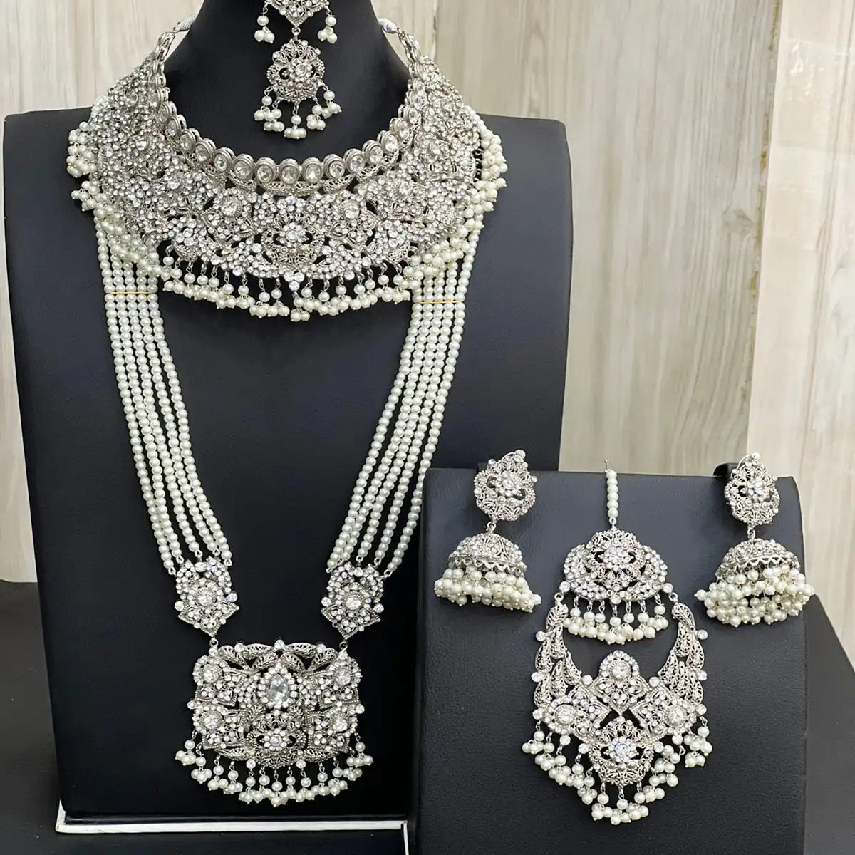 jewellery designer in pakistan NJC-006 silver