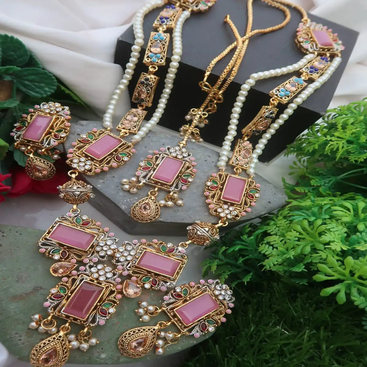 mala set design in pakistan njc-009 pink