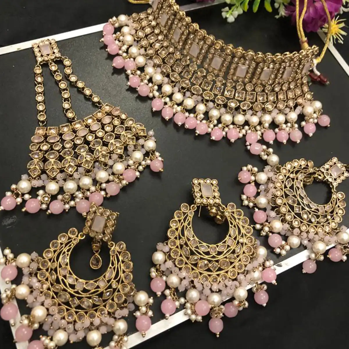 online jewellery stores in pakistan njc-021 pink