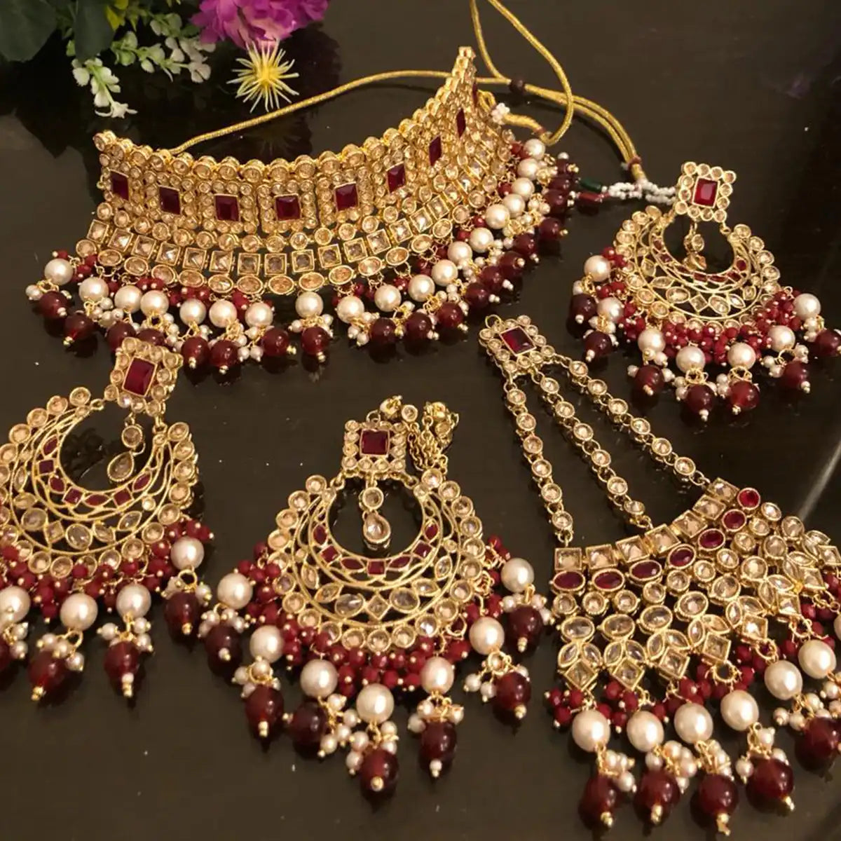 online jewellery stores in pakistan njc-021 red
